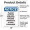 Signmission Please Deposit Feminine Hygiene, 18 in W x Rectangle, Vinyl Decal OS-2PACK-NS-D-1824-V-17363 - alternate 5